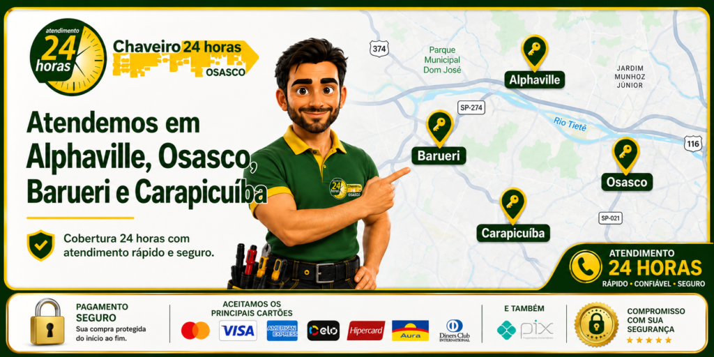 Chaveiro Osasco 24 horas 